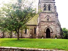 All Saints church, Bednall, May 2008 Bednall church.JPG