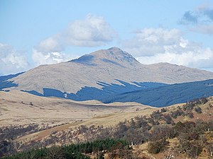 The Beinn Bhuidhe from the southwest, above Inveraray