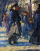 Sur le Boulevard by Louis Valtat Fondation Bemberg Toulouse