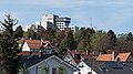 Deutsch: Berghotel Friedrichroda, Blick aus dem Ort.