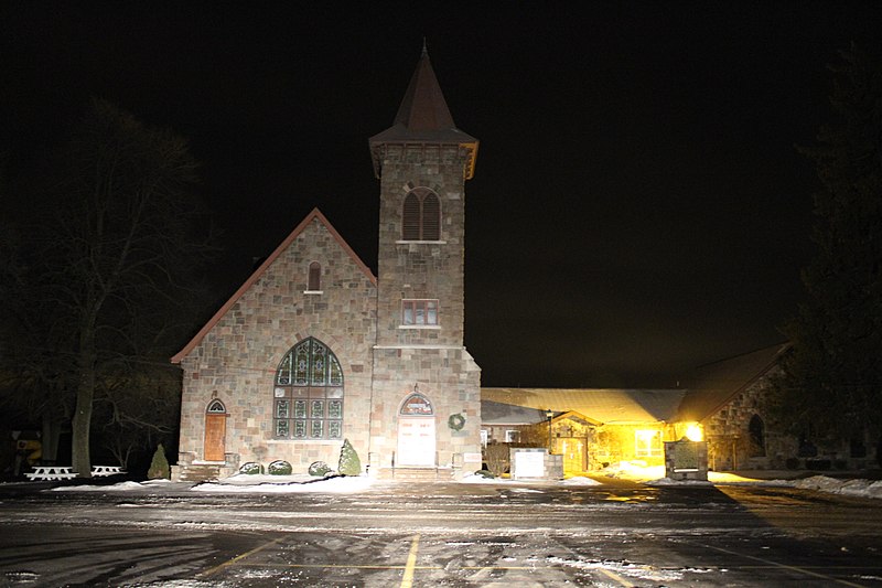 File:Bethel United Church of Christ at Night, (1909), Freedom Township (Manchester), Michigan - panoramio.jpg
