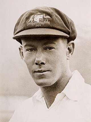 <span class="mw-page-title-main">Bill Brown with the Australian cricket team in England in 1948</span> Member of Donald Bradmans famous Australian cricket team.