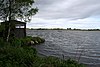 Pengamat burung Hut di Loch Spynie. - geograph.org.inggris - 175832.jpg