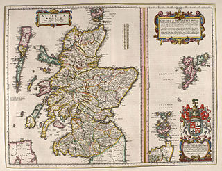 <i>Blaeu Atlas of Scotland</i> Atlas of Scotland and Ireland published 1654