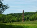 gemauerter Sandsteinobelisk im ehemaligen Schlosspark