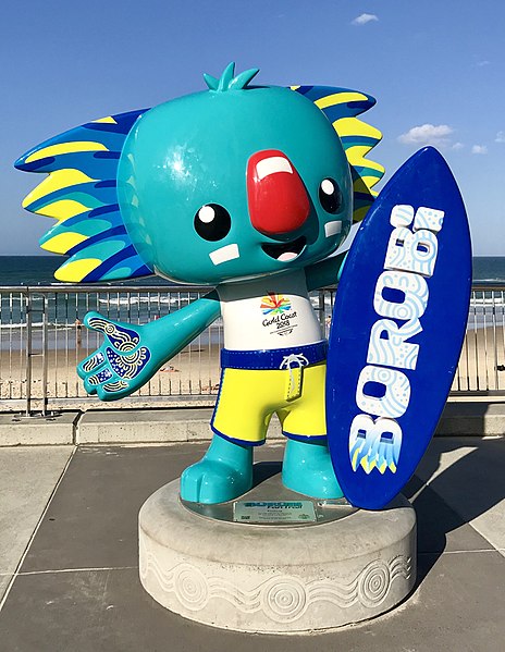 File:Borobi mascot of the 2018 Commonwealth Games at Surfers Paradise, Queensland 01.jpg
