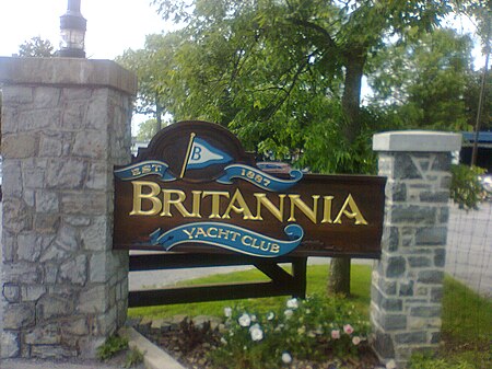 Britannia Yacht Club gates