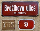 Čeština: Brožíkova ulice v Plzni English: Brožíkova street, Plzeň, Czech Republic.