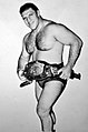 برونو سامارتينو con la seconda versione del titolo allora noto come WWWF World Heavyweight Championship