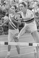 Cornelia Ullrich (rechts), frühere Cornelia Feuerbach, gewann die Bronzemedaille