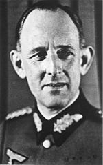 Rudolf Schmundt (1896-1944), général allemand, blessé mortellement lors de l'attentat contre Hitler.