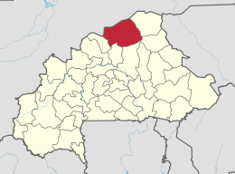Provincia di Soum – Localizzazione