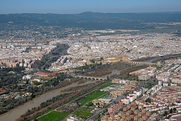 The Guadalquivir as it passes through Córdoba.