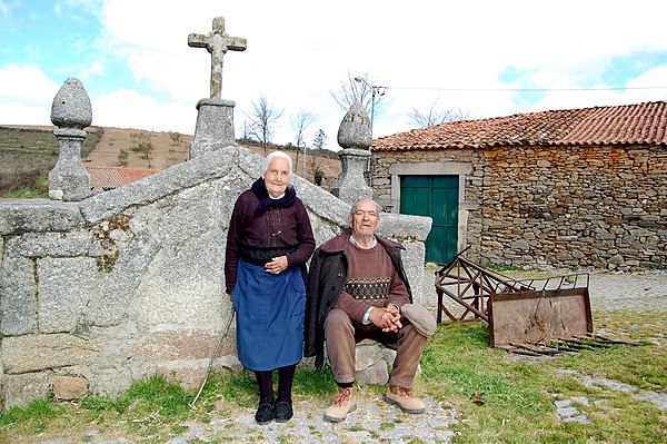 Elderly couple in Portugal