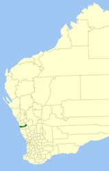 Comté de Carnamah - Carte