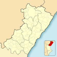 Divisiones Regionales de Fútbol in the Valencian Community is located in Province of Castellón