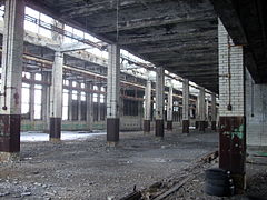 Interior of the Mail Building on the Central Terminal grounds.