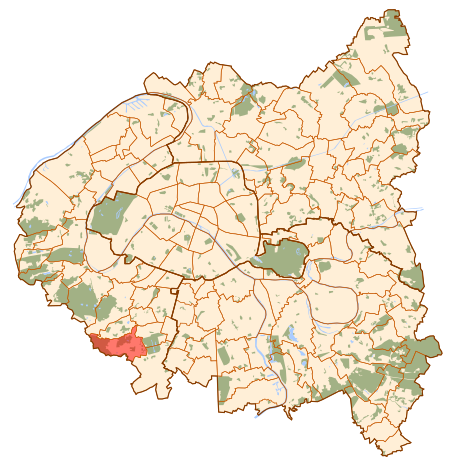 Châtenay Malabry map