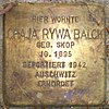 Stolperstein für Chaja Rywa Balck