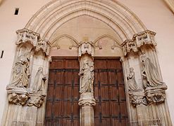 Portail de la chapelle de la Chartreuse de Champmol (1393)