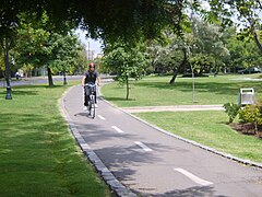 Bikeway in Pocuro, Chile