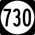 Маркер State Route 730