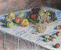 Still Life - Apples and Grapes Claude Monet - Apples and Grapes - 1933.1152 - Art Institute of Chicago.jpg