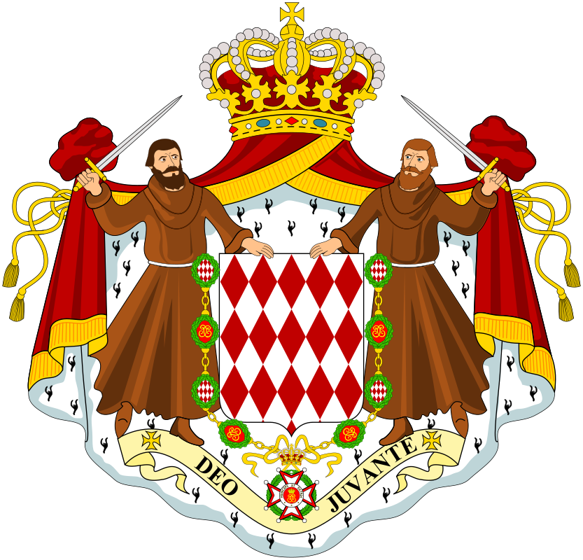 Указы Президента Французской Республики 833px-Coat_of_arms_of_Monaco.svg