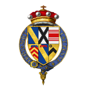 Coat of arms of Sir Thomas Scrope, 10th Baron Scrope of Bolton, KG Coat of arms of Sir Thomas Scrope, 10th Baron Scrope of Bolton, KG.png