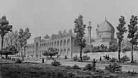 College of mother of Shah Sultan Hussein, Exterior