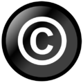 Crystal Copyright symbol (Black)