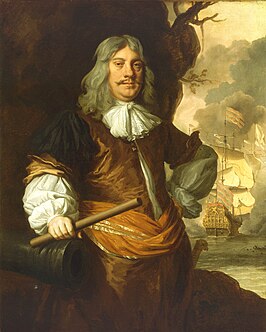 Cornelis Tromp, door Peter Lely geschilderd in 1675.