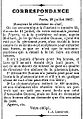 Correspondance - Buste d'Alexandre Dumas - Le Figaro - 1er août 1867 - page 2 - 5ème colonne.jpg
