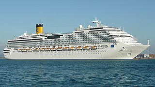 <i>Costa Concordia</i> Cruise ship that ran aground in a 2012 maritime accident