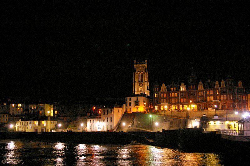 File:Cromer Sea Front at Night - geograph.org.uk - 1874252.jpg