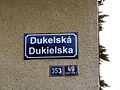 Bilingual street signs