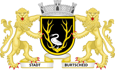 DEU Stadt Burtscheid großes Wappen