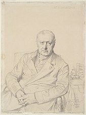 Delécluze by Ingres