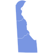Delaware Governor Election Results by County, 1948.svg