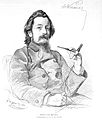 Anton von Werner, gezeichnet von C. W. Allers, 1888