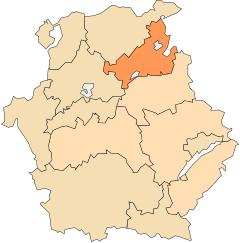 Спанци is located in Суровичево (општина)