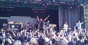 Down With Webster performing at the 2010 Edmonton's Capital Ex