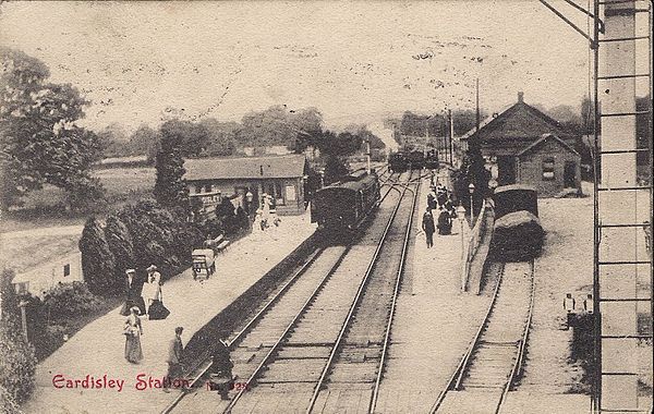 Eardisley railway station from an old postcard