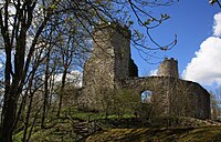 Ansicht der Ruine Ebersburg