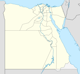Едфу на мапи Египта