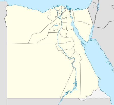 قائمة ملاعب كرة القدم في مصر على خريطة مصر