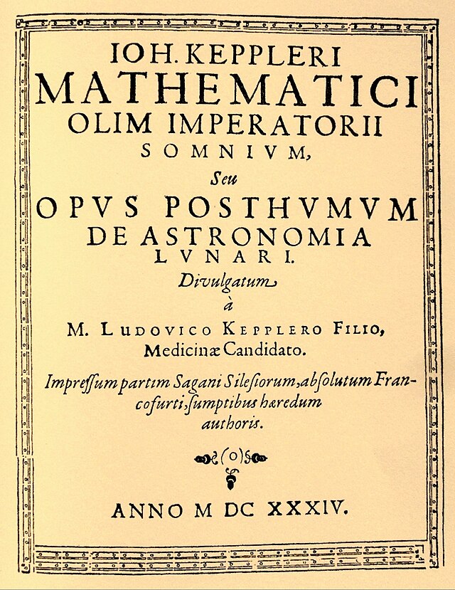 Reproductie van de kaft van de Latijnse editie uit 1634