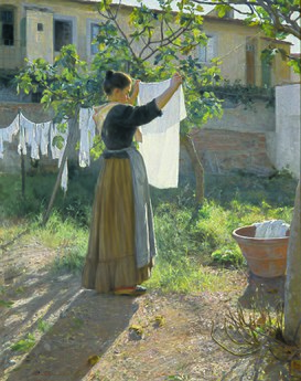 Étalé au soleil, 1900