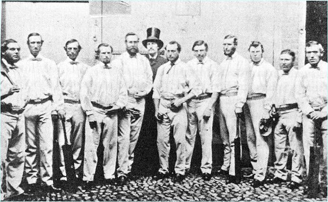 The first England team to tour southern Australia in 1861–62