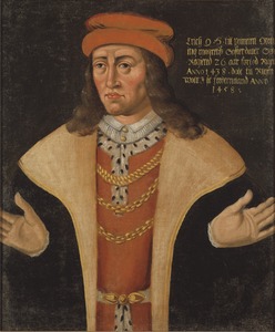 Erik I, 1382-1459, Hertig av Pommern konung av Danmark Norge Sverige och - Nationalmuseum - 15058.tif